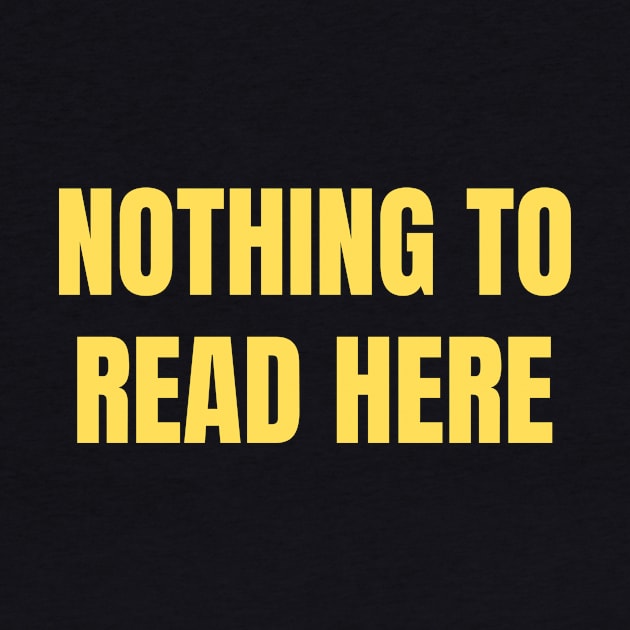 Nothing To Read Here by Frantic